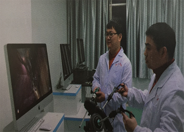 内镜教学“ENDOS双人操作内镜微创医师训练仪考试器”