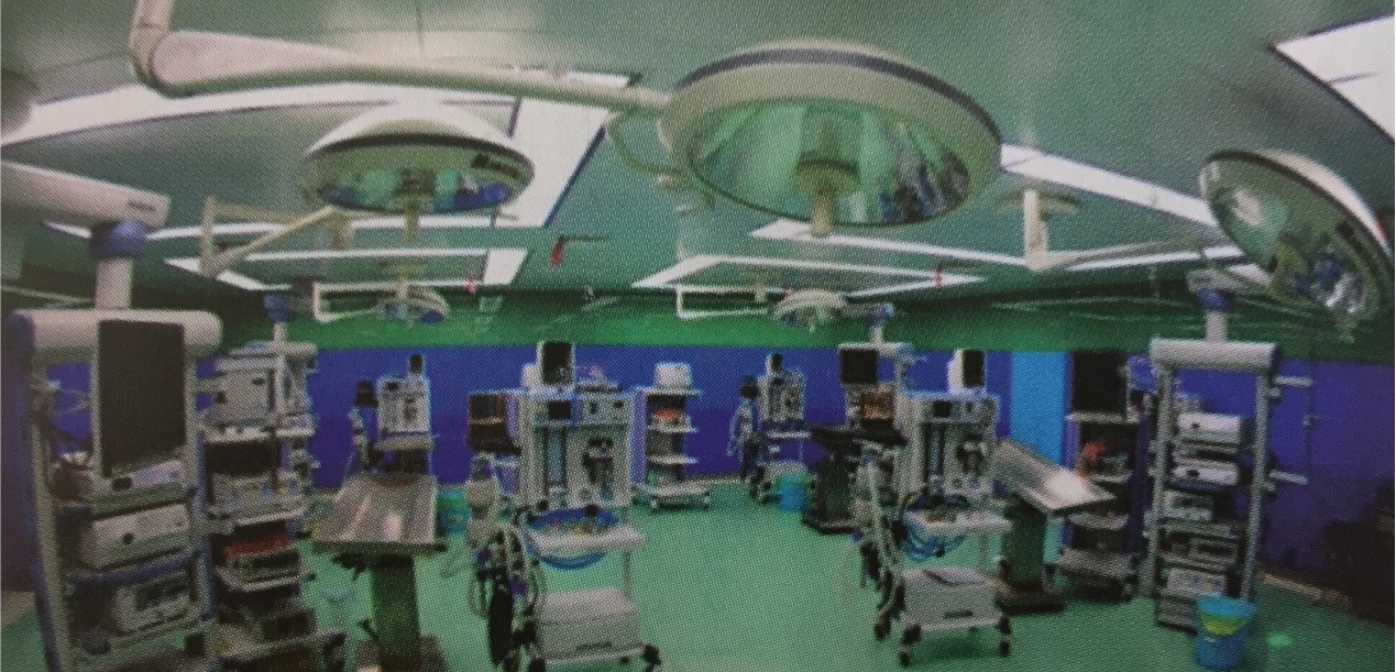 内镜教学“国家卫生计生委内镜与微创医师定期考核培训学校”的动物手术中心